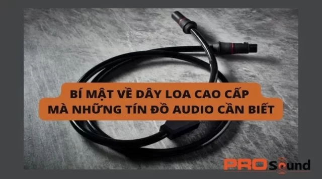 BÍ MẬT VỀ DÂY LOA CAO CẤP MÀ NHỮNG TÍN ĐỒ AUDIO CẦN BIẾT