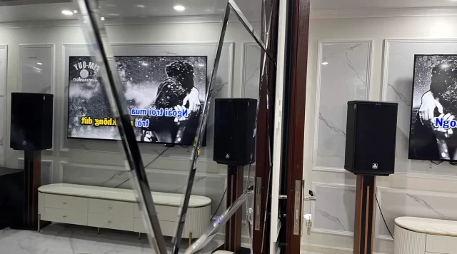 Lắp đặt dàn loa karaoke Amate N12Pr ở Tân Phú