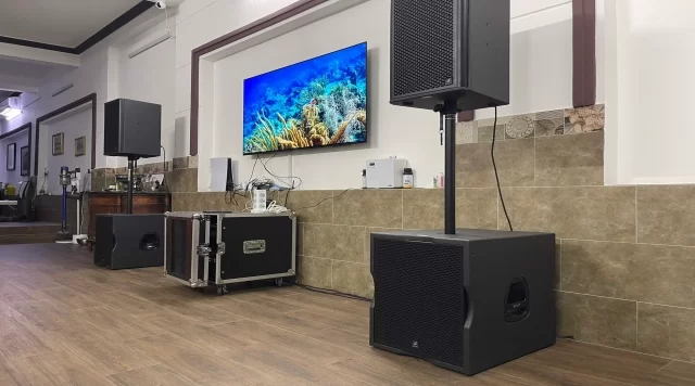 Lắp đặt hệ thống âm thanh 4Acoustic 112Q cho anh khách ngoại quốc