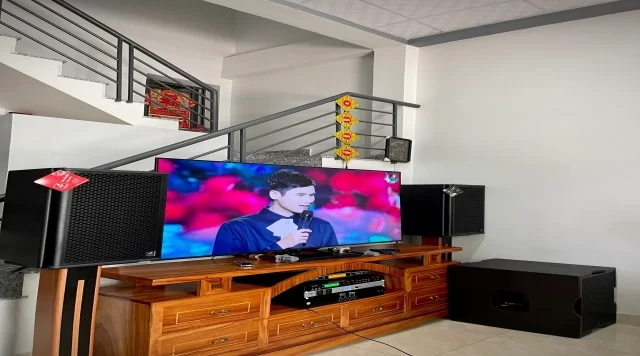 Lắp đặt hệ thống âm thanh gia đình 4Acoustic Si12 ở Thường Tín