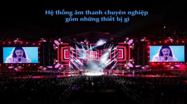 Một Hệ Thống Âm Thanh Chuyên Nghiệp Cần Có Thiết Bị Gì?
