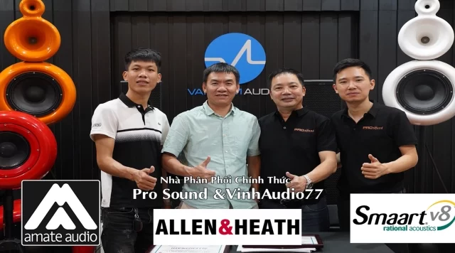PRO Sound Ký Kết Phân Phối AMATE Audio ( Master Audio ) - Smaart V8 - Mixer Allen&Heath