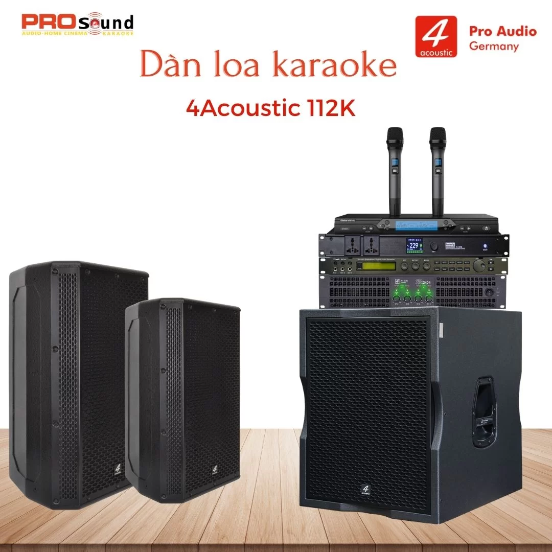 Dàn Karaoke Gia Đình 4Acoustic 112K [Dàn 03]
