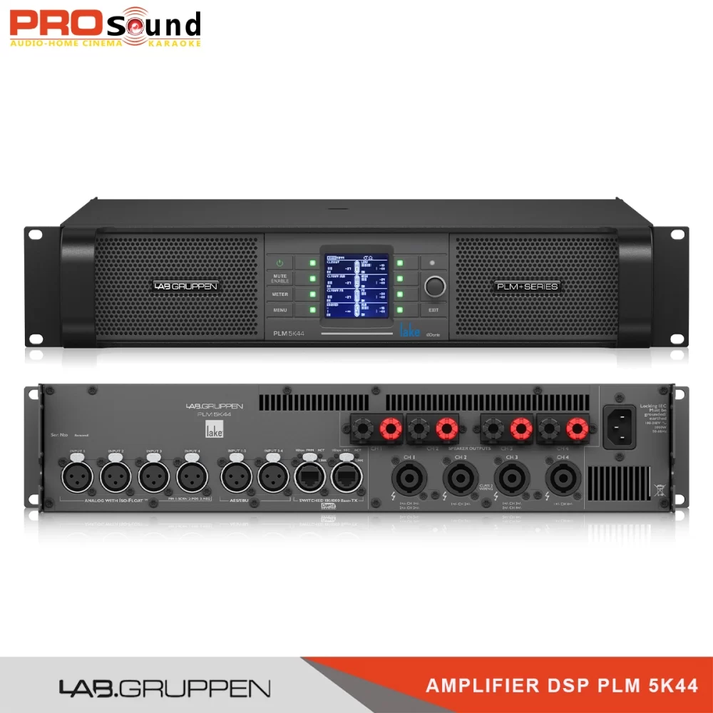 Labgruppen PLM 5K44 ( Amplifier & Lake Controller ) 4 Kênh