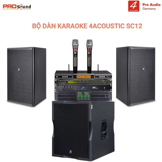 Dàn Karaoke Gia Đình 4Acoustic SC12 [Dàn 01]