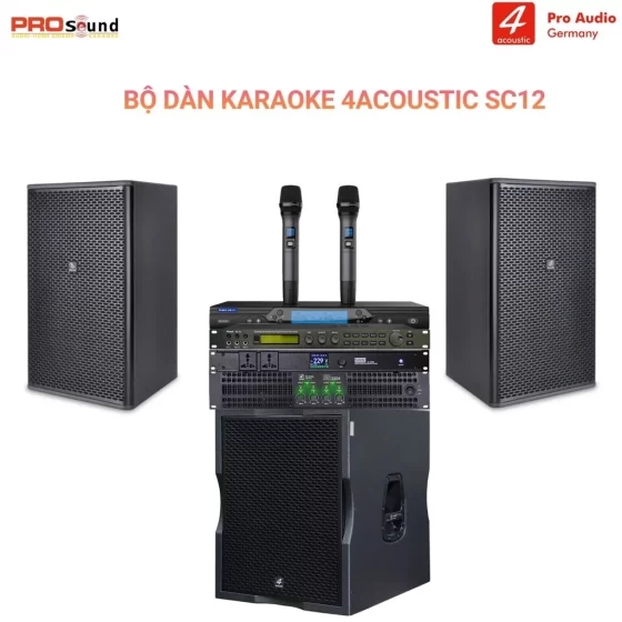 Dàn Karaoke Gia Đình 4Acoustic SC12 [Dàn 02]