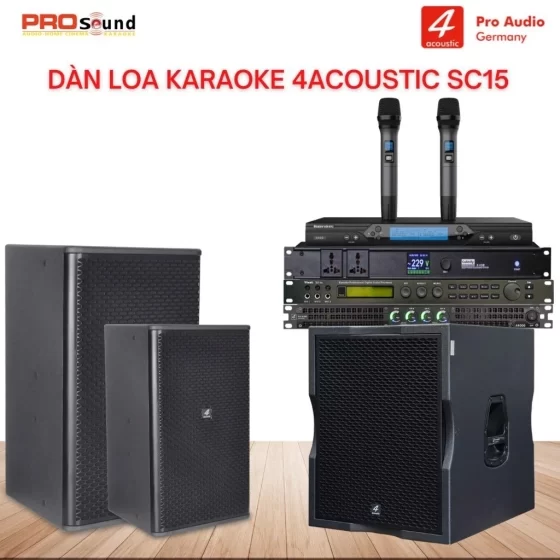 Dàn Karaoke Gia Đình 4Acoustic SC15