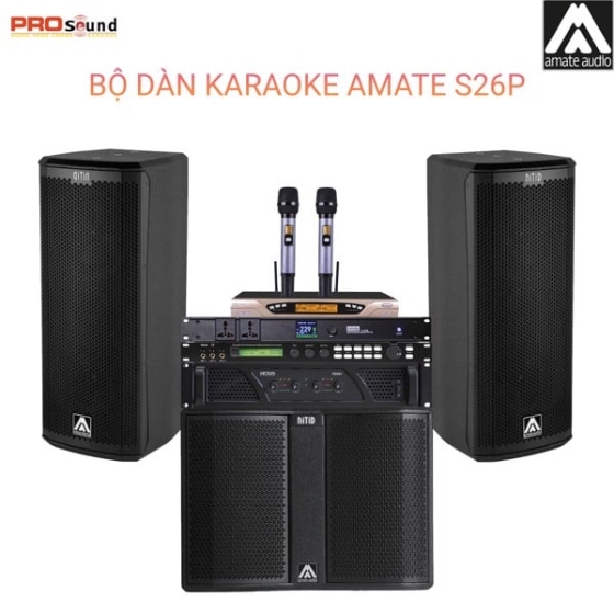 Dàn Karaoke Gia Đình Amate S26P-02