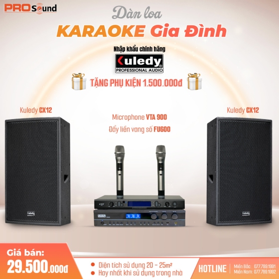 Dàn Karaoke Gia Đình Kuledy CX12 [Dàn 02]