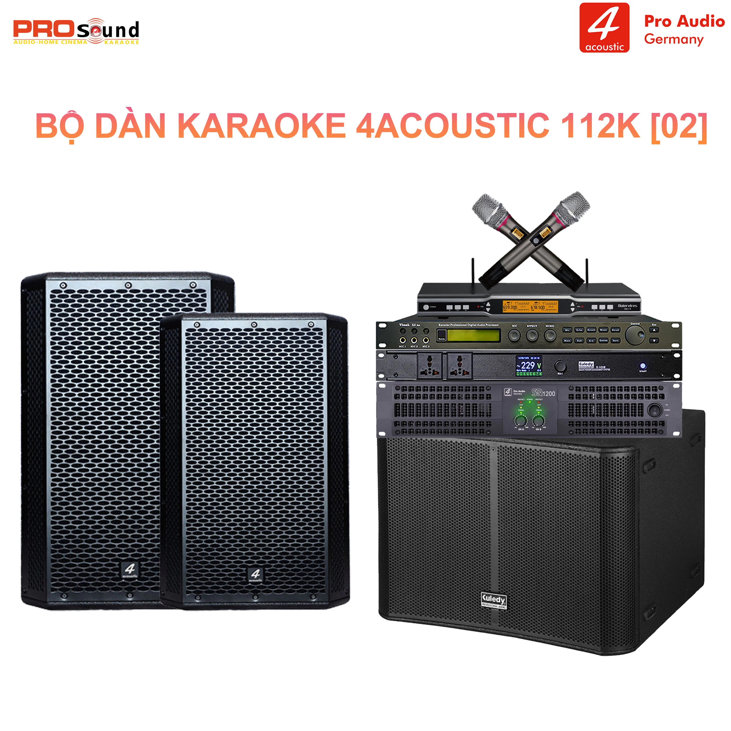 Dàn Karaoke Gia Đình 4Acoustic 112K [Dàn 02]