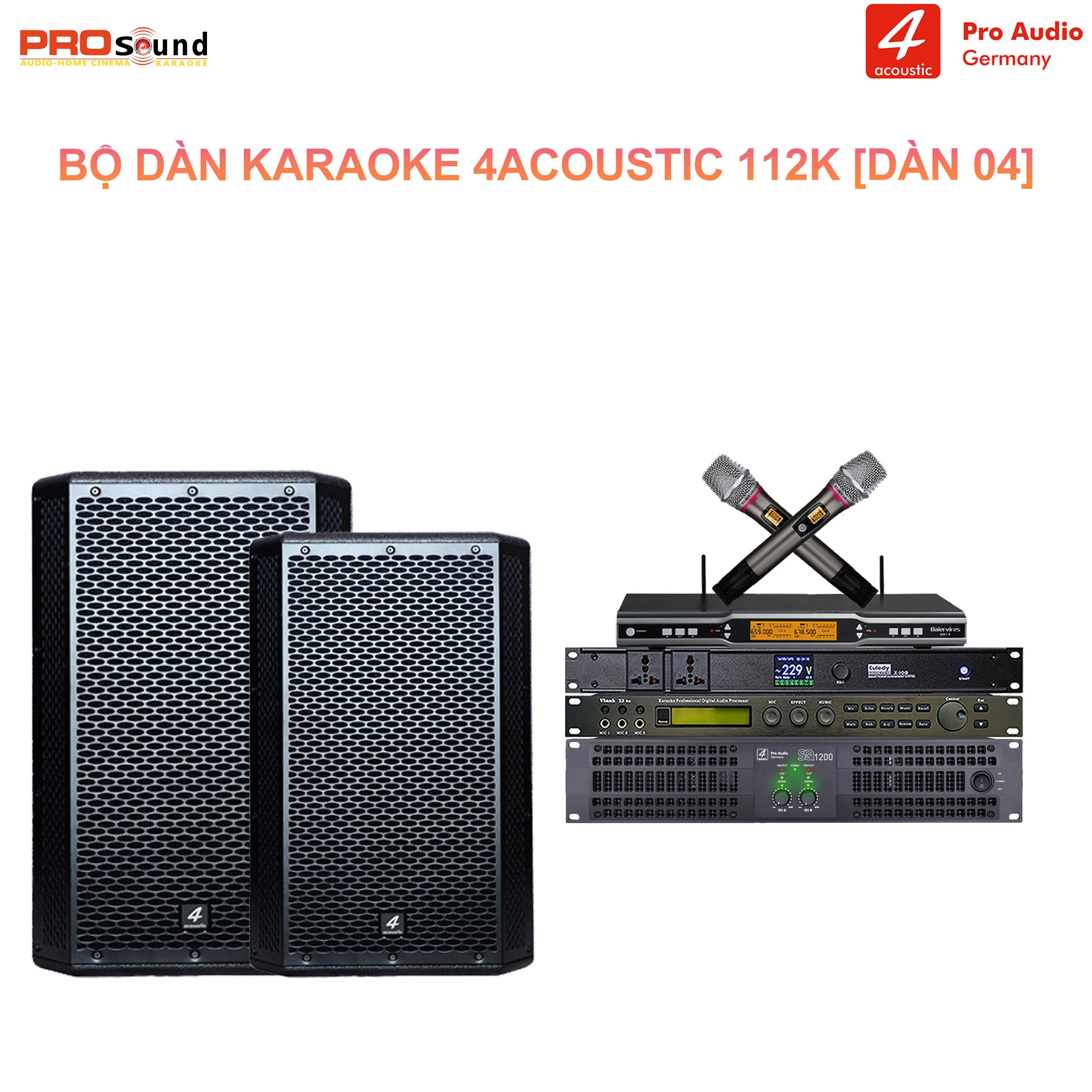 Dàn Karaoke Gia Đình 4Acoustic 112K [Dàn 04]
