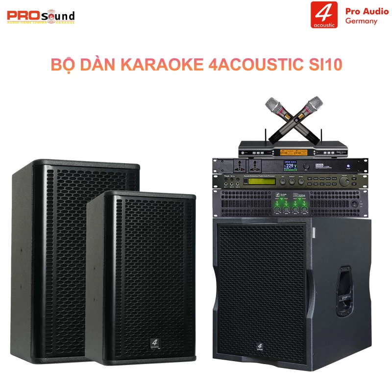 Dàn Karaoke Gia Đình 4Acoustic Si10 [Dàn 02]