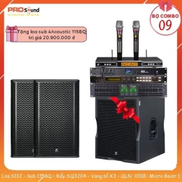 Dàn karaoke Combo 4Acoustic SI12-115BQ