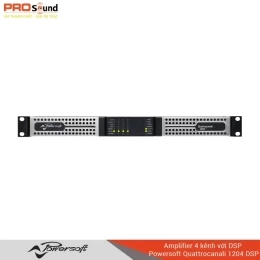 Amplifier 4 kênh với DSP Powersoft Quattrocanali 1204 DSP