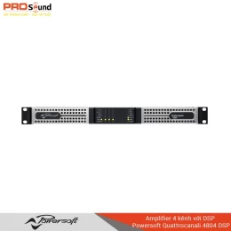 Amplifier 4 kênh với DSP Powersoft Quattrocanali 4804 DSP