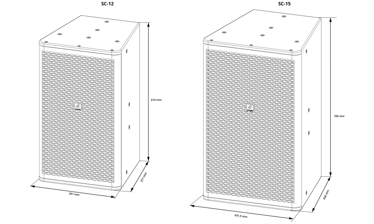 Bản vẽ Loa 4Acoustic SC12