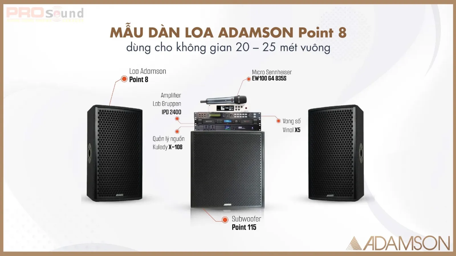 adamson point 8 dàn loa