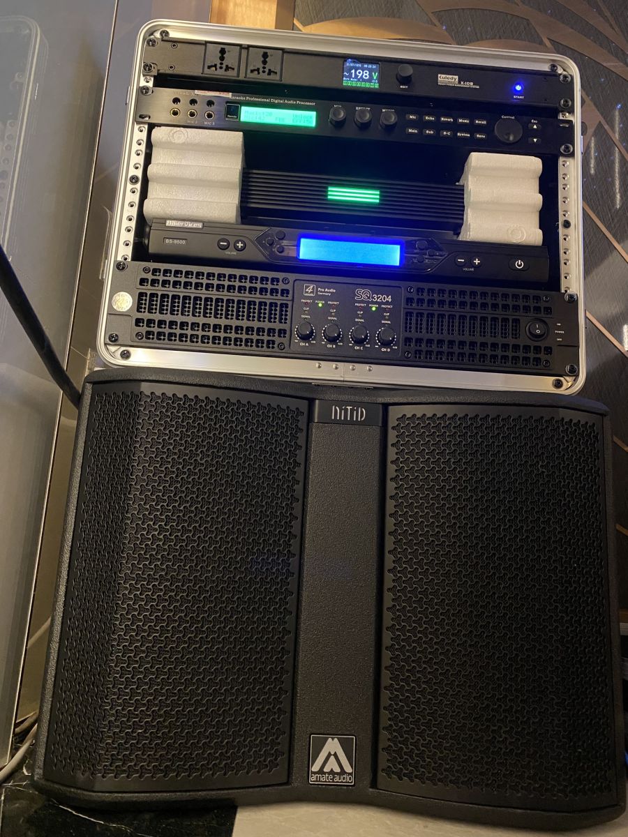 lắp đặt âm thanh resort