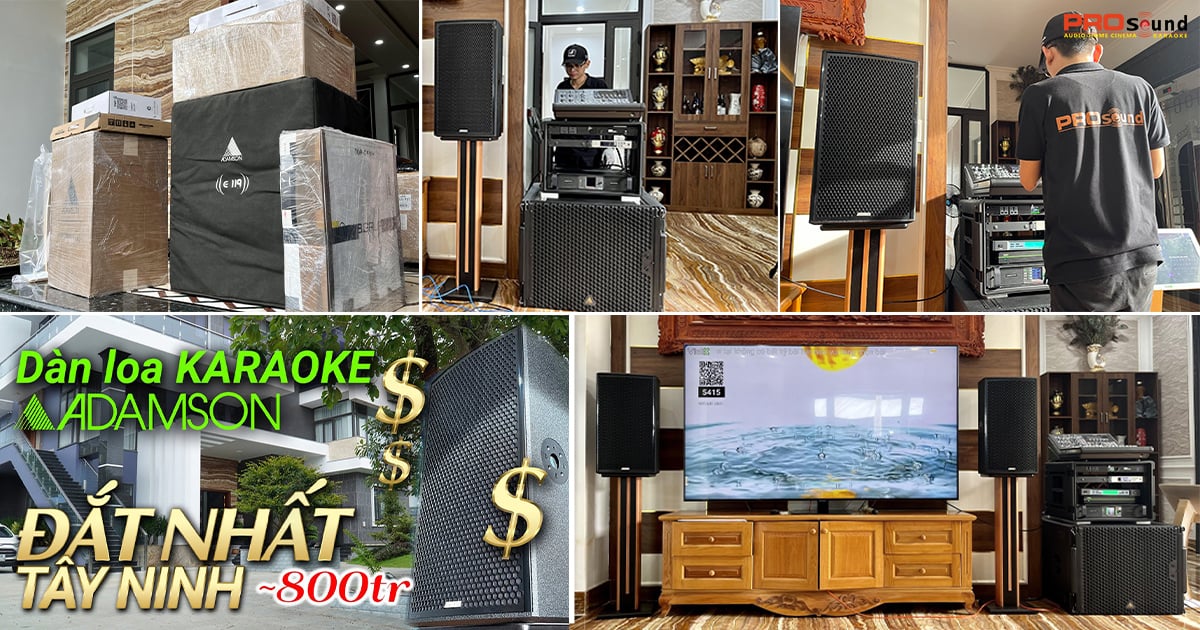 Hệ thống âm thanh loa Adamson tại Tây Ninh