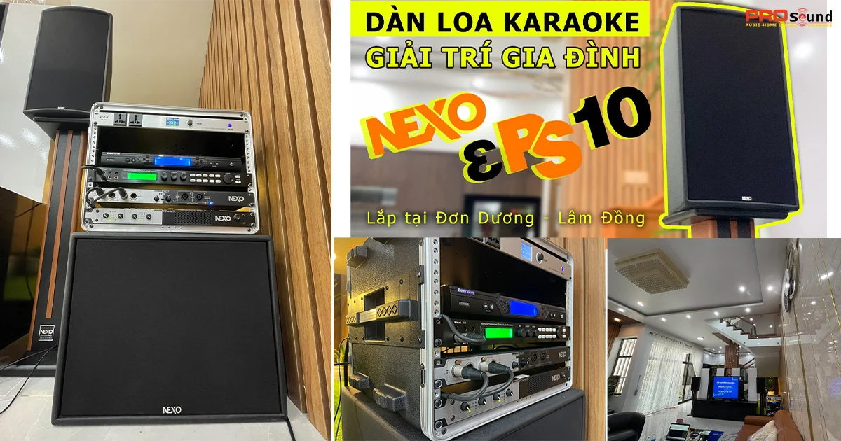 Hệ thống âm thanh loa NEXO ePS10 tại Lâm Đồng