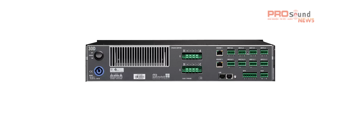 đằng sau Amplifier d&b Audiotechnik 30D