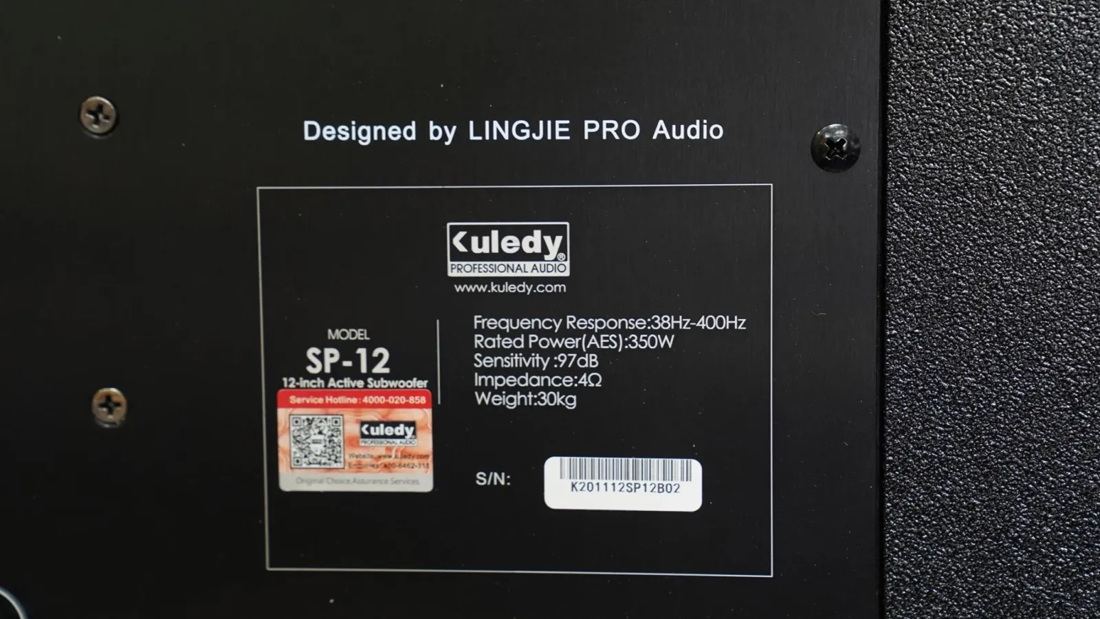 thiết kế loa Kuledy SP12