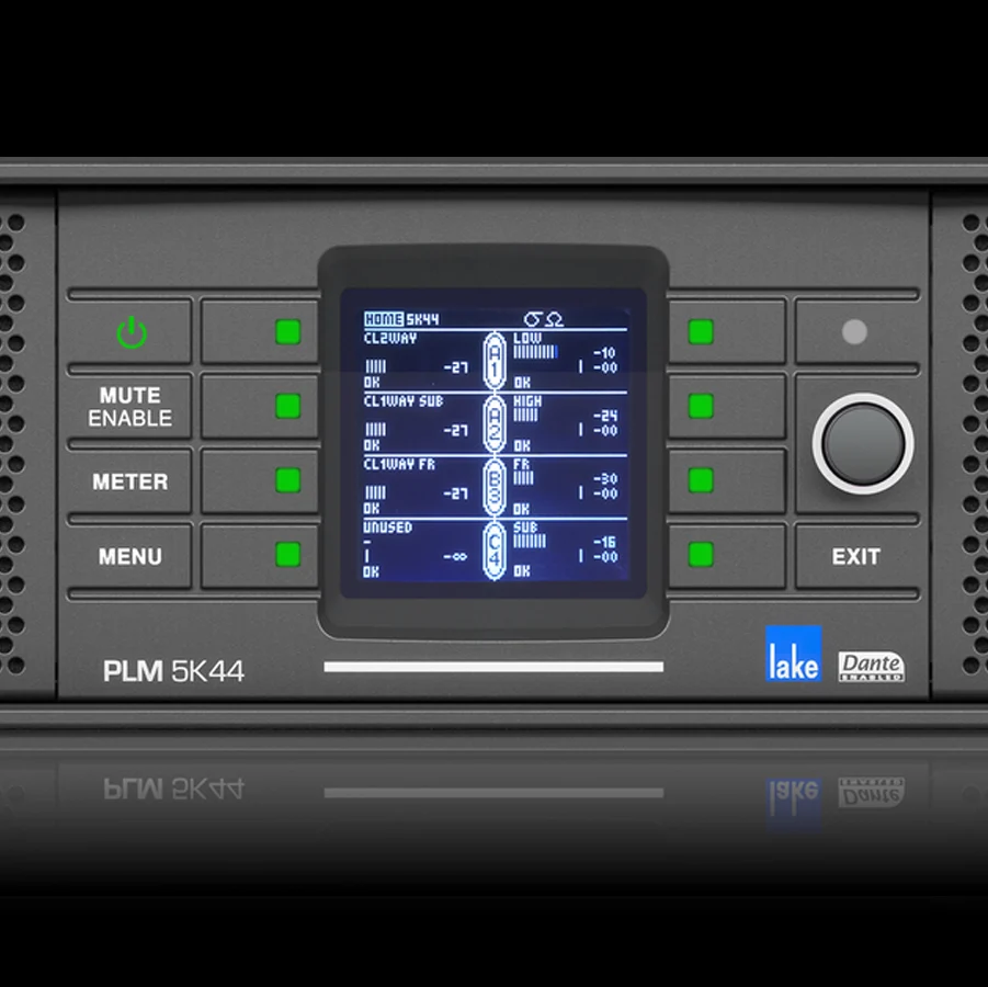 màn hình điều khiển của lab gruppen PLM 5K44