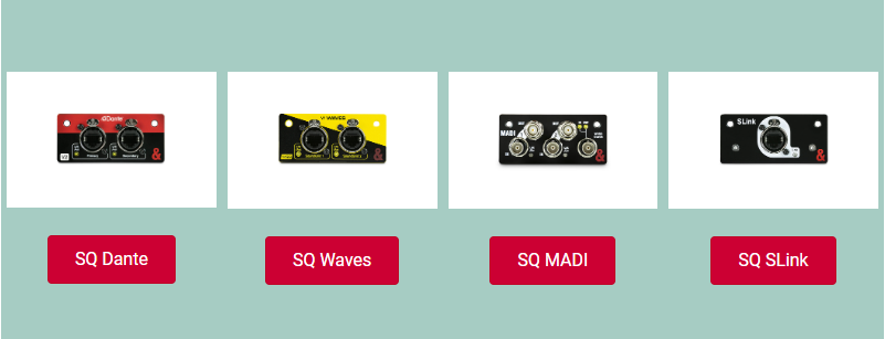 các cổng kết nối ALLEN & HEATH SQ6