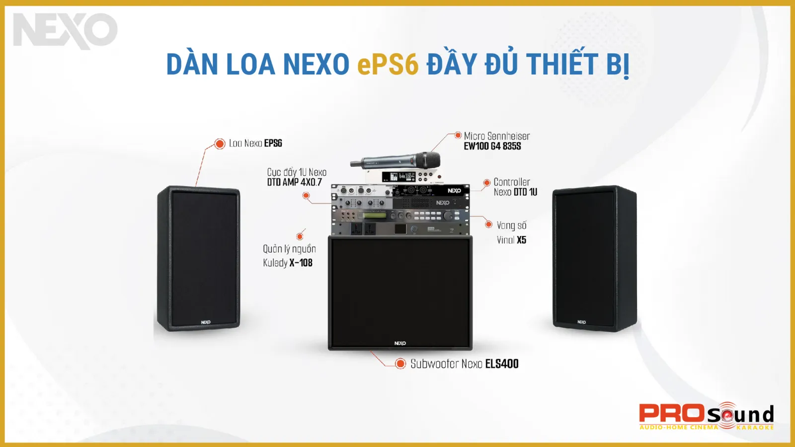 bộ dàn loa karaoke nexo eps6
