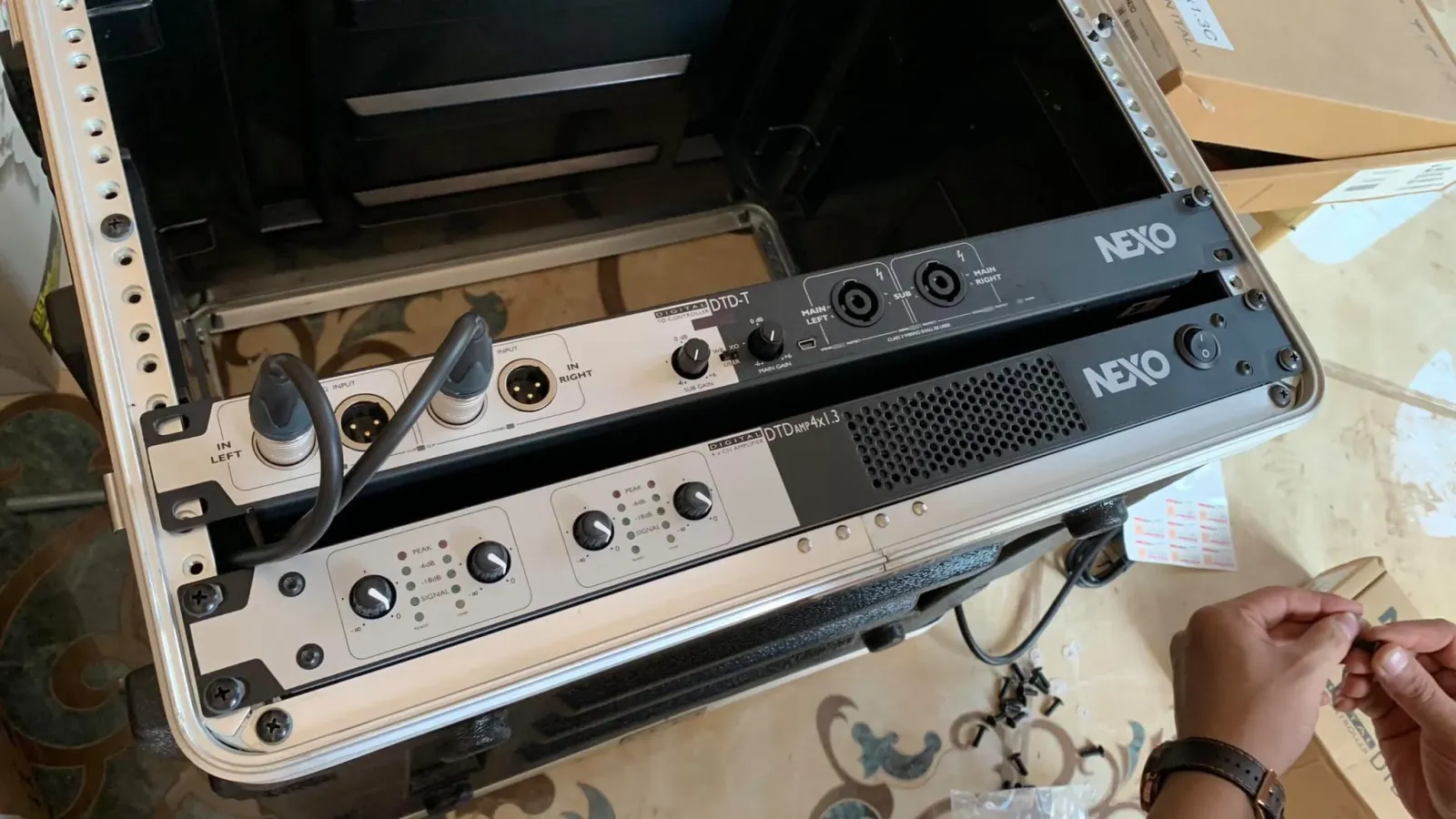 Cục Đẩy 1U Nexo DTD AMP 4X1-3