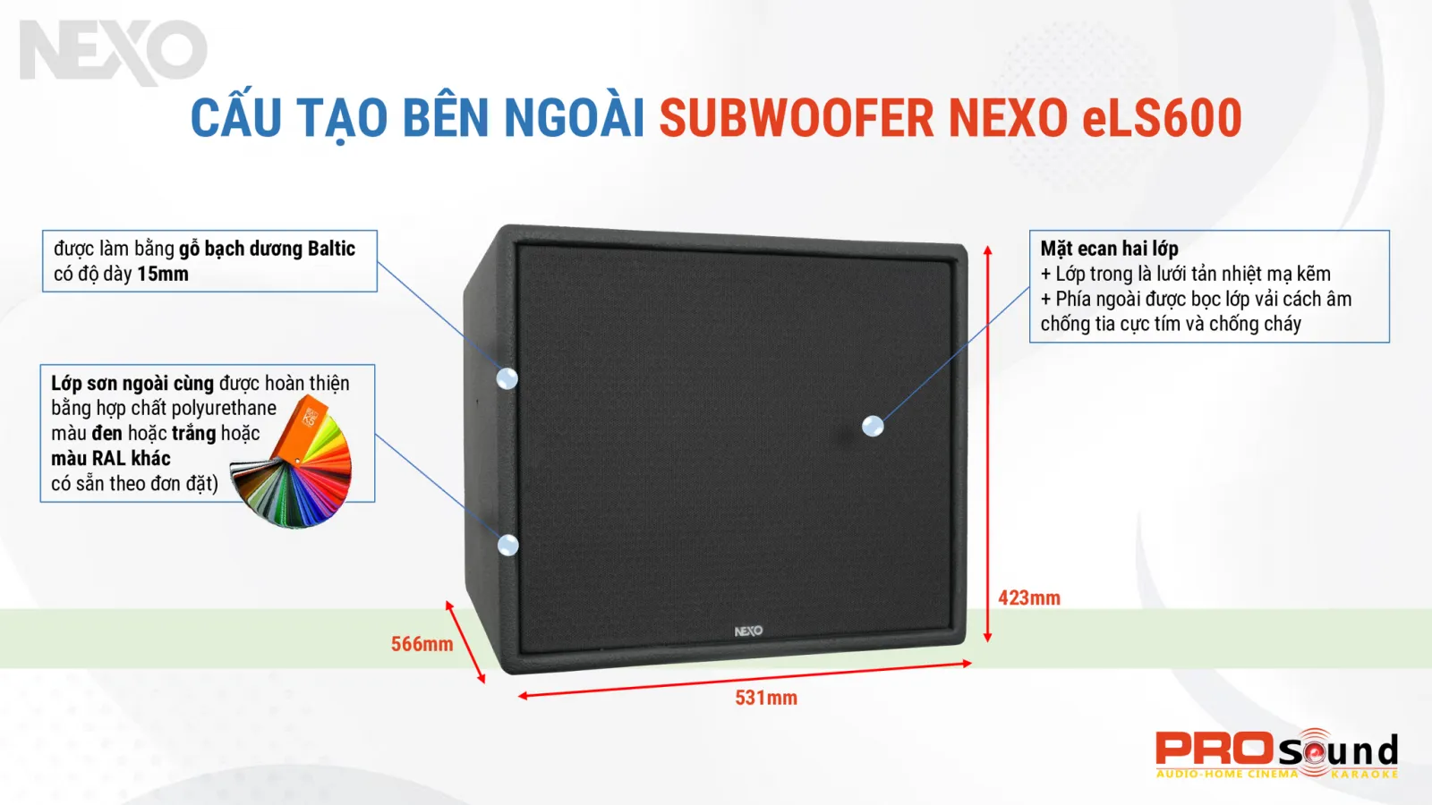 bên ngoài nexo els600