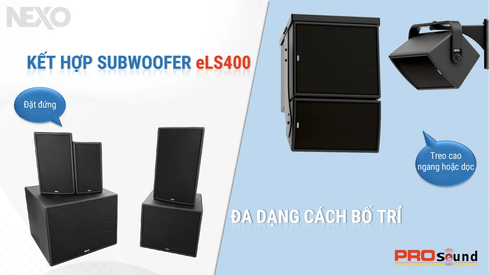 phối ghép loa nexo eps8