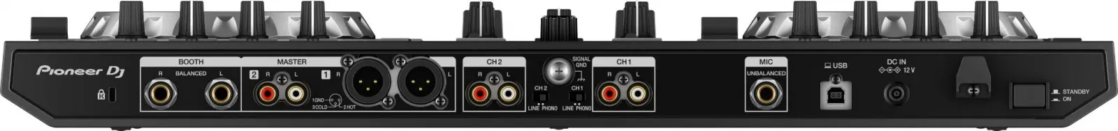 Mặt sau Pioneer Dj DDJ – SR2