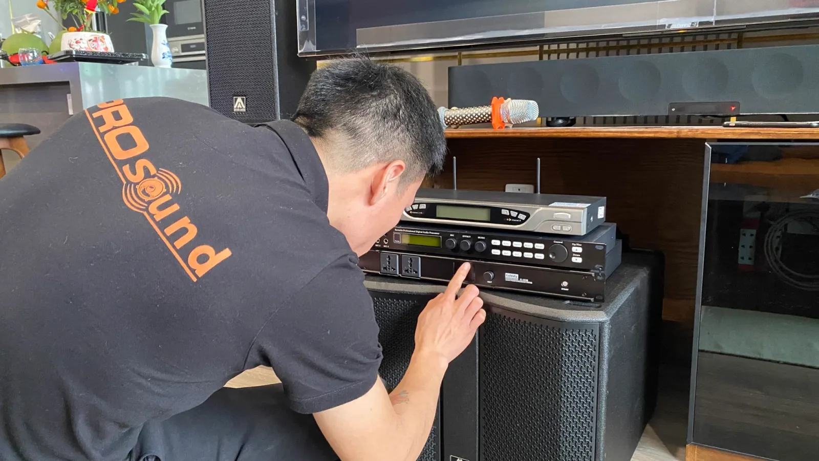 chỉnh thiết bị 