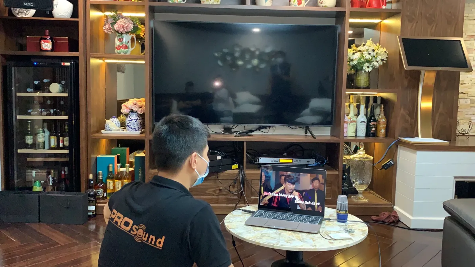 lắp đặt dàn âm thanh