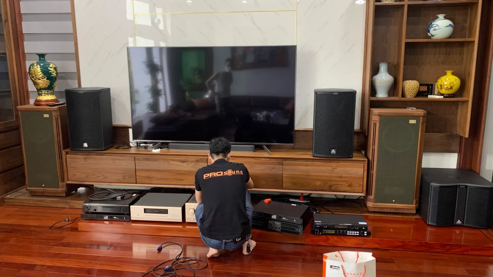 dàn karaoke gia đình 