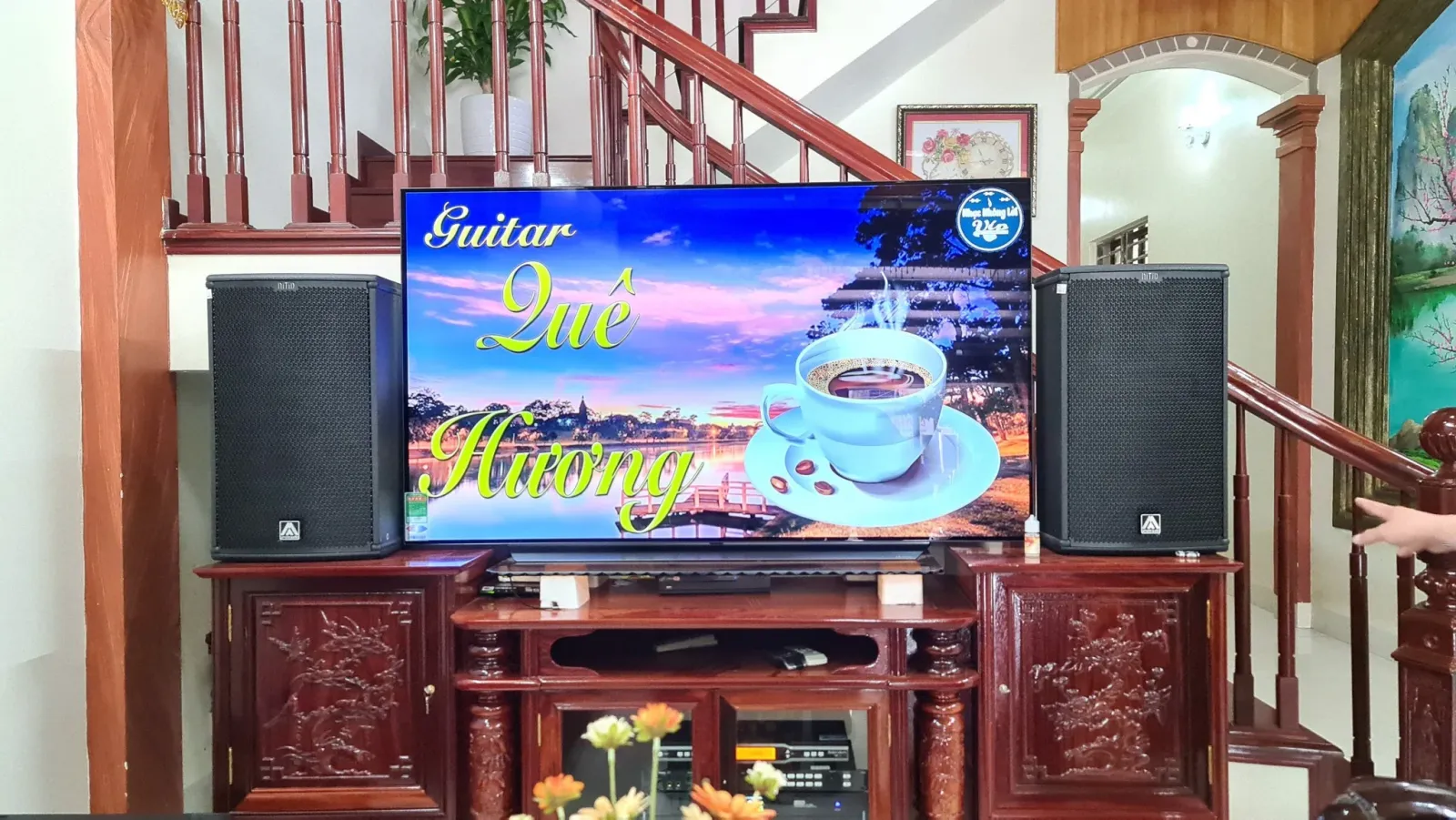 dàn karaoke gia đình 