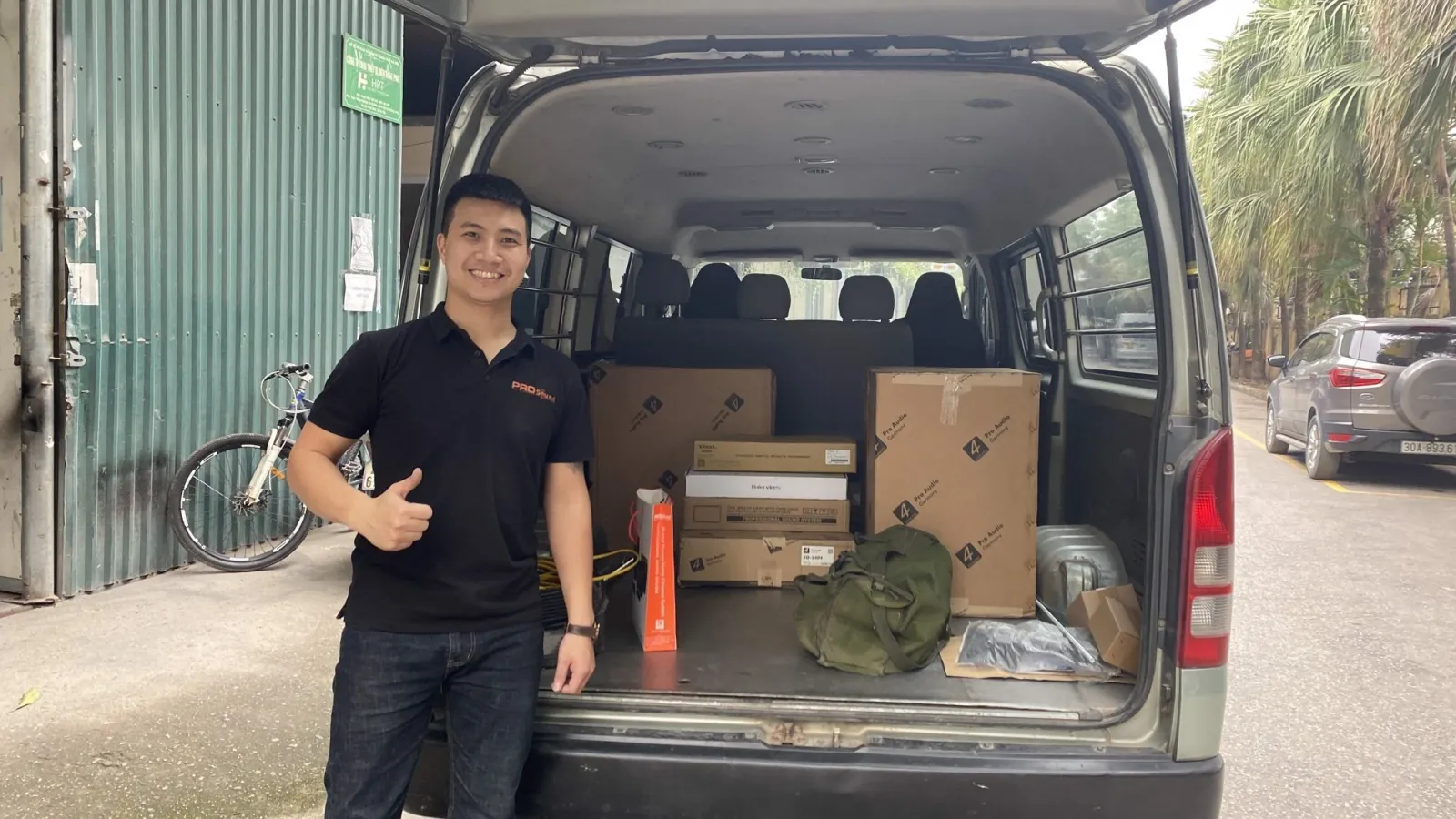 vận chuyển dàn âm thanh 