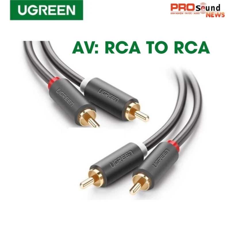 Cáp AV Hoa Sen 2 đầu RCA ( Dài 3M )