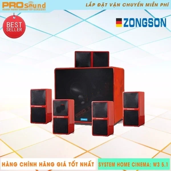 Hệ Thống Home Theater Speaker W3 5-1