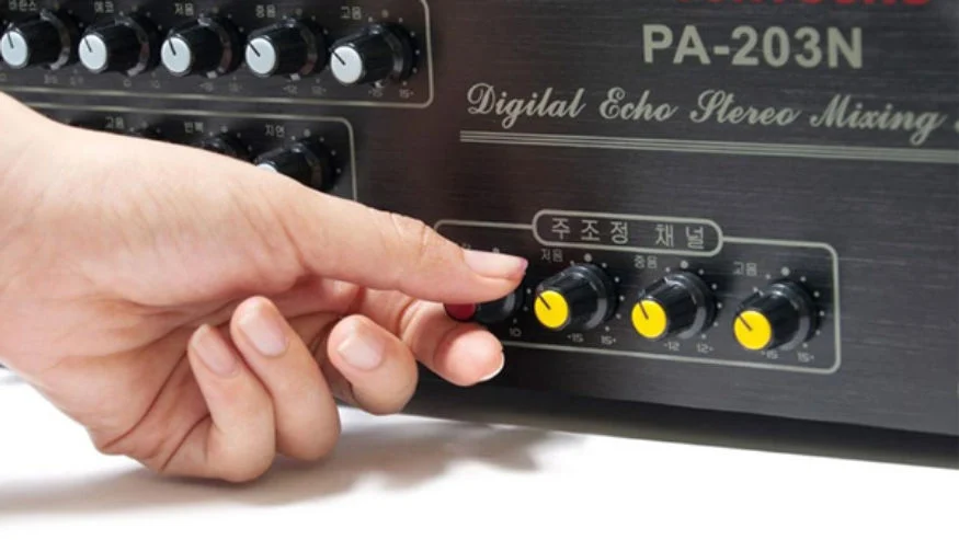 Chỉnh amply nghe nhạc đúng cách