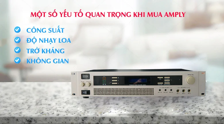 Có bao nhiêu loại amply karaoke?