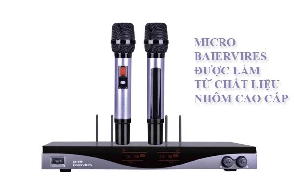 Những tính năng nổi trội của micro không dây Baiervires