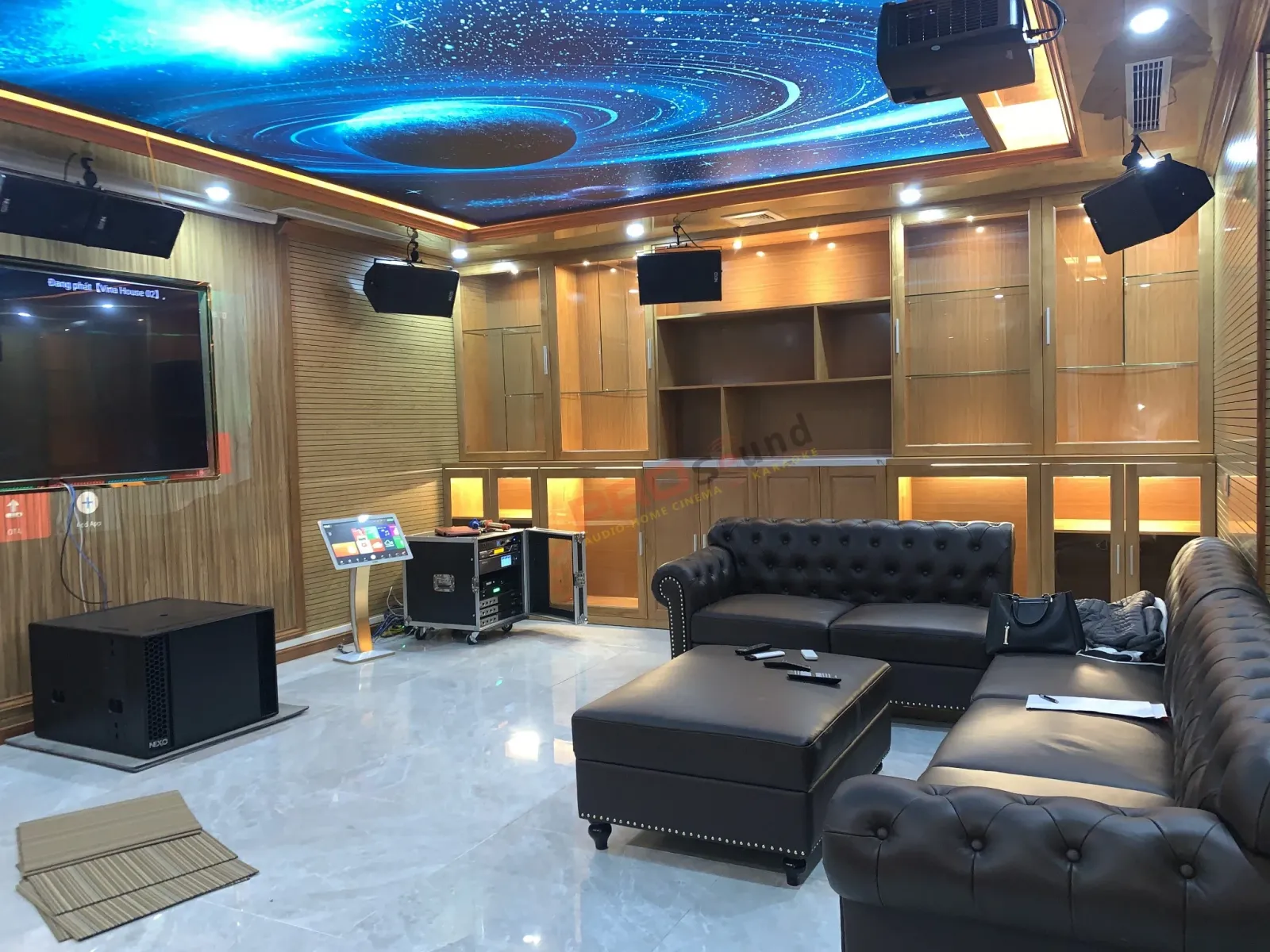 Bố trí đặt Ampli và đầu karaoke