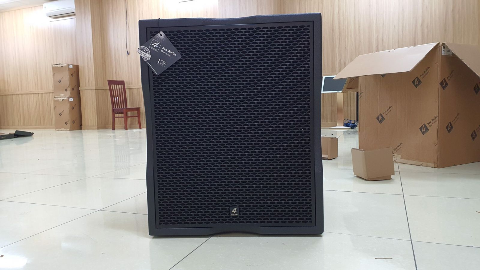 Lắp đặt hệ thống âm thanh cho hội trường công an Huyện Hoài Đứcv