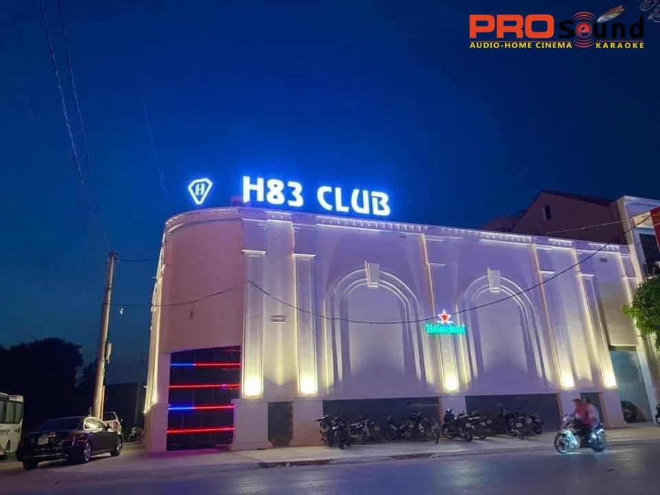 Lắp đặt âm thanh cho vũ trường H83 TP. Thái Nguyên