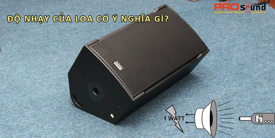 Độ nhạy của loa là gì? Độ nhạy có ý nghĩa gì khi lựa chọn loa?