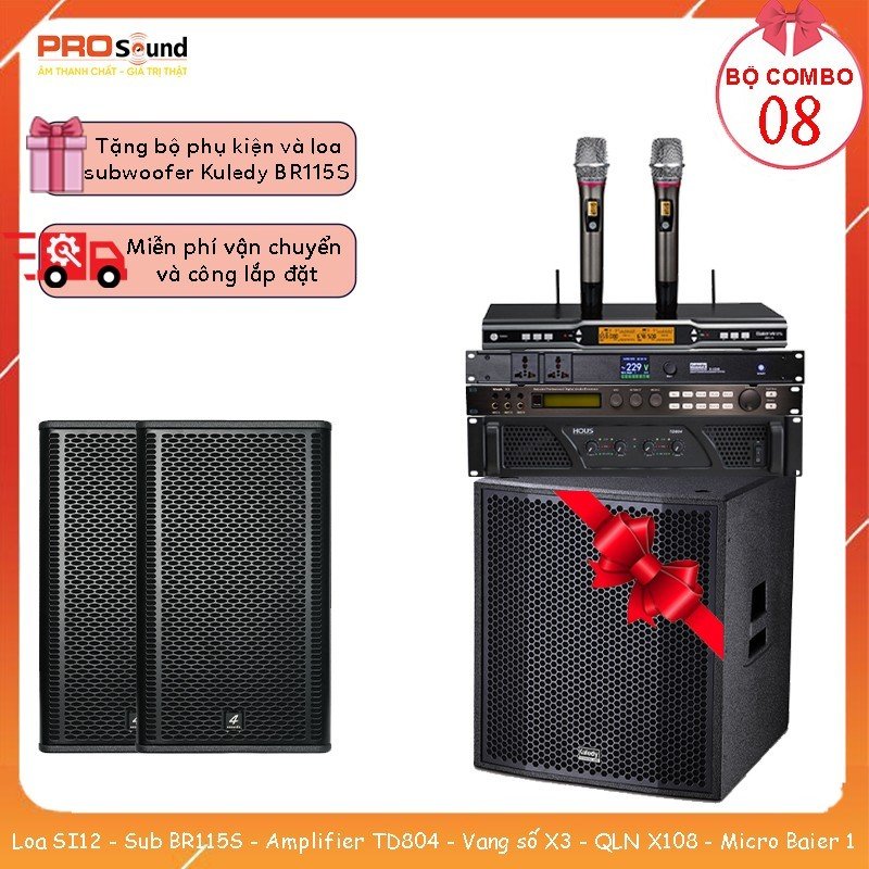 Dàn karaoke Combo 4Acoustic SI12-BR115S